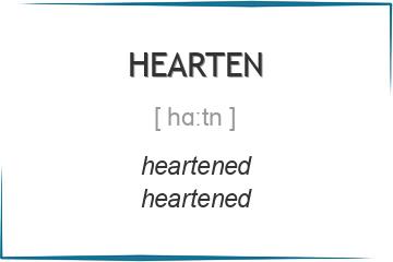 hearten 3 формы глагола