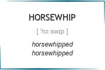 horsewhip 3 формы глагола