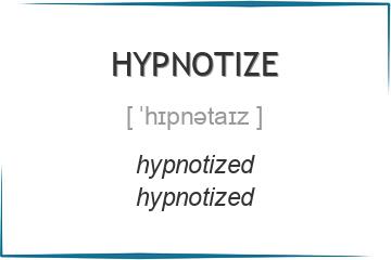 hypnotize 3 формы глагола