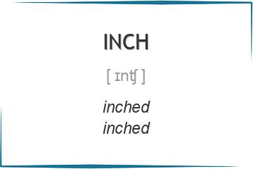 inch 3 формы глагола