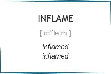 inflame 3 формы глагола