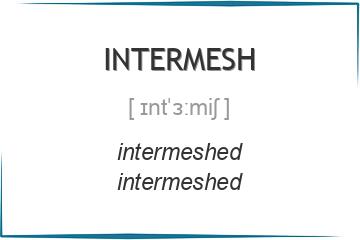 intermesh 3 формы глагола