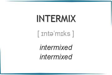 intermix 3 формы глагола