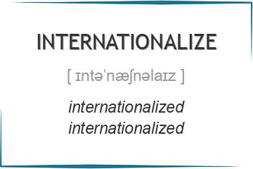 internationalize 3 формы глагола