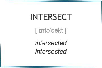 intersect 3 формы глагола