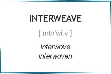 interweave 3 формы глагола