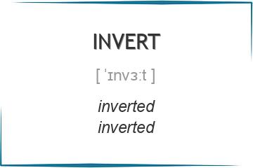 invert 3 формы глагола