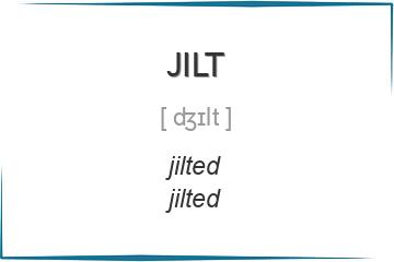 jilt 3 формы глагола