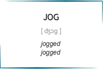 jog 3 формы глагола
