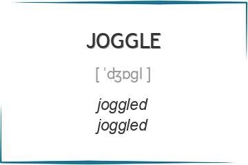 joggle 3 формы глагола