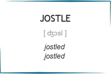jostle 3 формы глагола