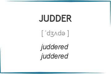 judder 3 формы глагола