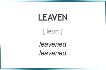 leaven 3 формы глагола