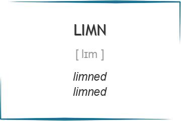 limn 3 формы глагола