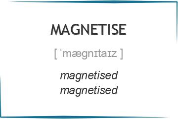 magnetise 3 формы глагола