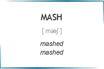 mash 3 формы глагола