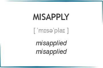 misapply 3 формы глагола