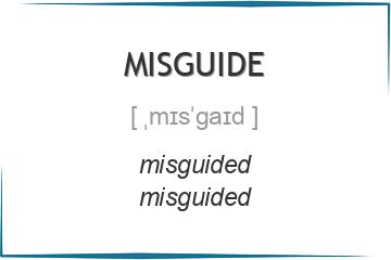 misguide 3 формы глагола