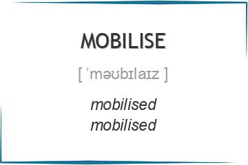 mobilise 3 формы глагола
