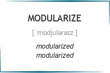 modularize 3 формы глагола