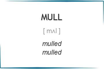 mull 3 формы глагола