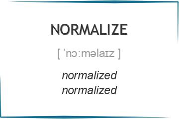 normalize 3 формы глагола
