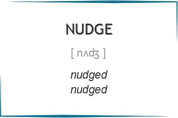 nudge 3 формы глагола