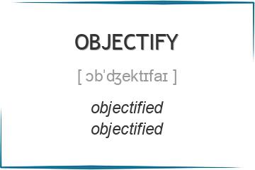 objectify 3 формы глагола