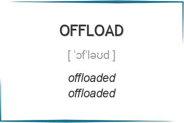 offload 3 формы глагола