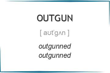 outgun 3 формы глагола