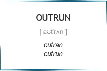 outrun 3 формы глагола