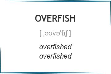 overfish 3 формы глагола
