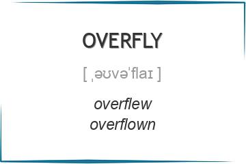 overfly 3 формы глагола