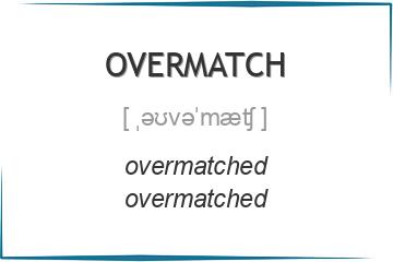 overmatch 3 формы глагола
