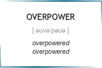 overpower 3 формы глагола