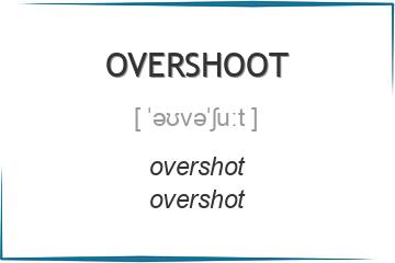 overshoot 3 формы глагола