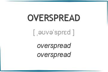overspread 3 формы глагола