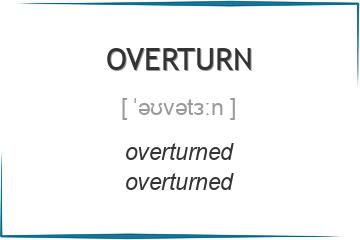 overturn 3 формы глагола