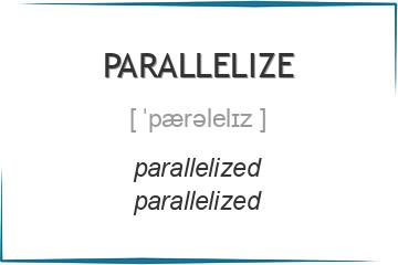 parallelize 3 формы глагола