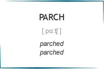 parch 3 формы глагола