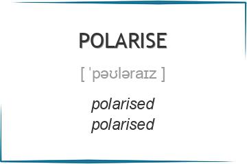 polarise 3 формы глагола