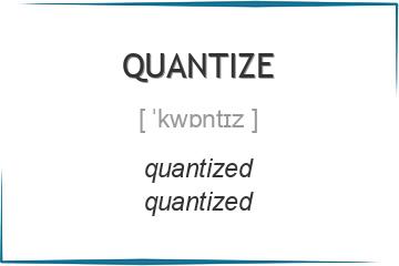 quantize 3 формы глагола