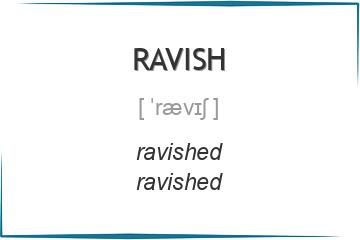 ravish 3 формы глагола