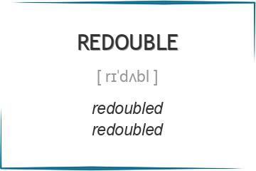redouble 3 формы глагола