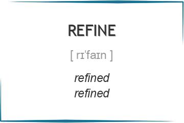 refine 3 формы глагола