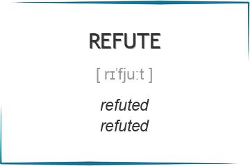 refute 3 формы глагола