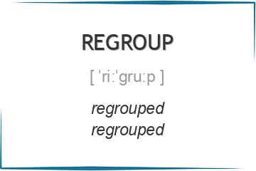 regroup 3 формы глагола