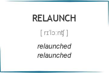 relaunch 3 формы глагола