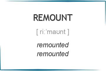 remount 3 формы глагола
