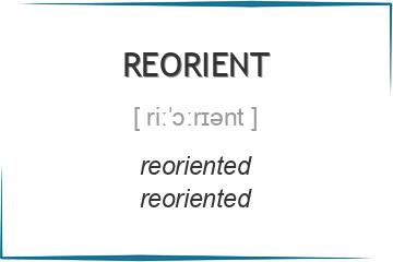reorient 3 формы глагола